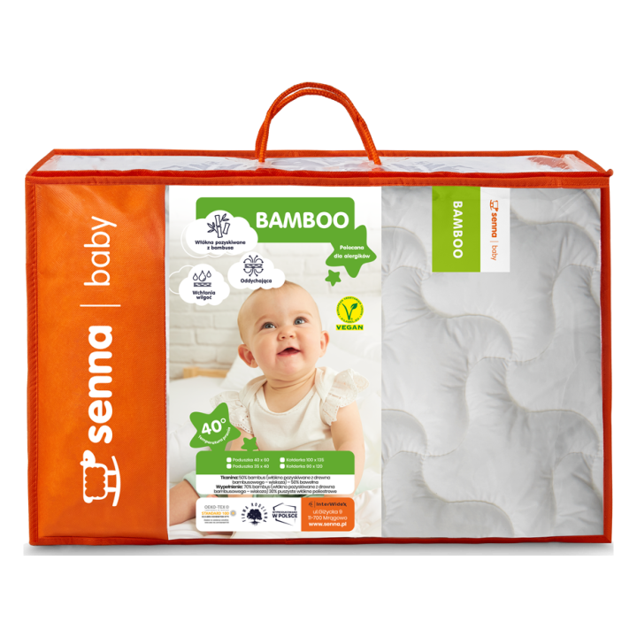 Komplet dziecięcy Bamboo 100X135+40X60