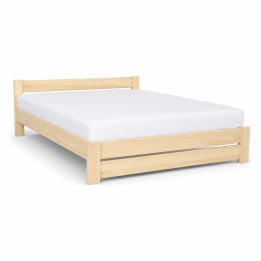 Łóżko sosnowe AMETYST 2/2 wymiar 90x200