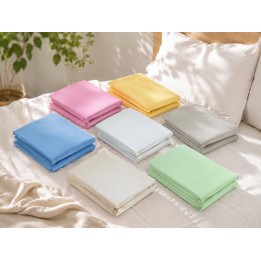 Prześcieradło bawełniane jersey 160x200 z gumką KOLORY